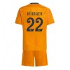 Real Madrid Antonio Rudiger #22 Auswärtstrikot 2024-25 Kurzarm (+ kurze hosen)